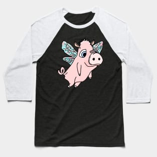 Flying Pig Baseball T-Shirt